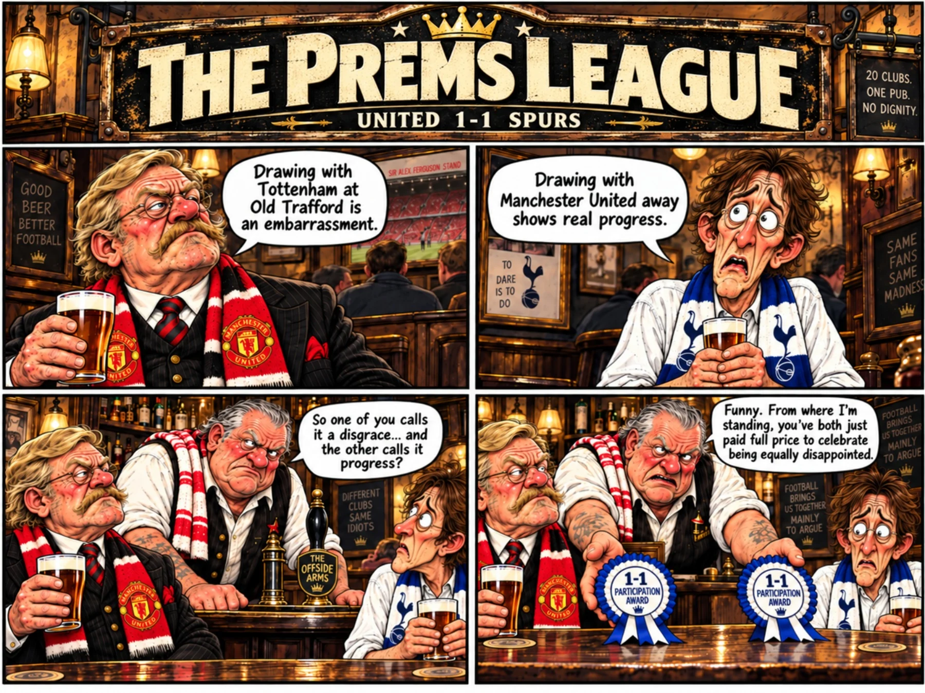 10/10/2026 Manchester United - Tottenham Hotspurs (1-1)