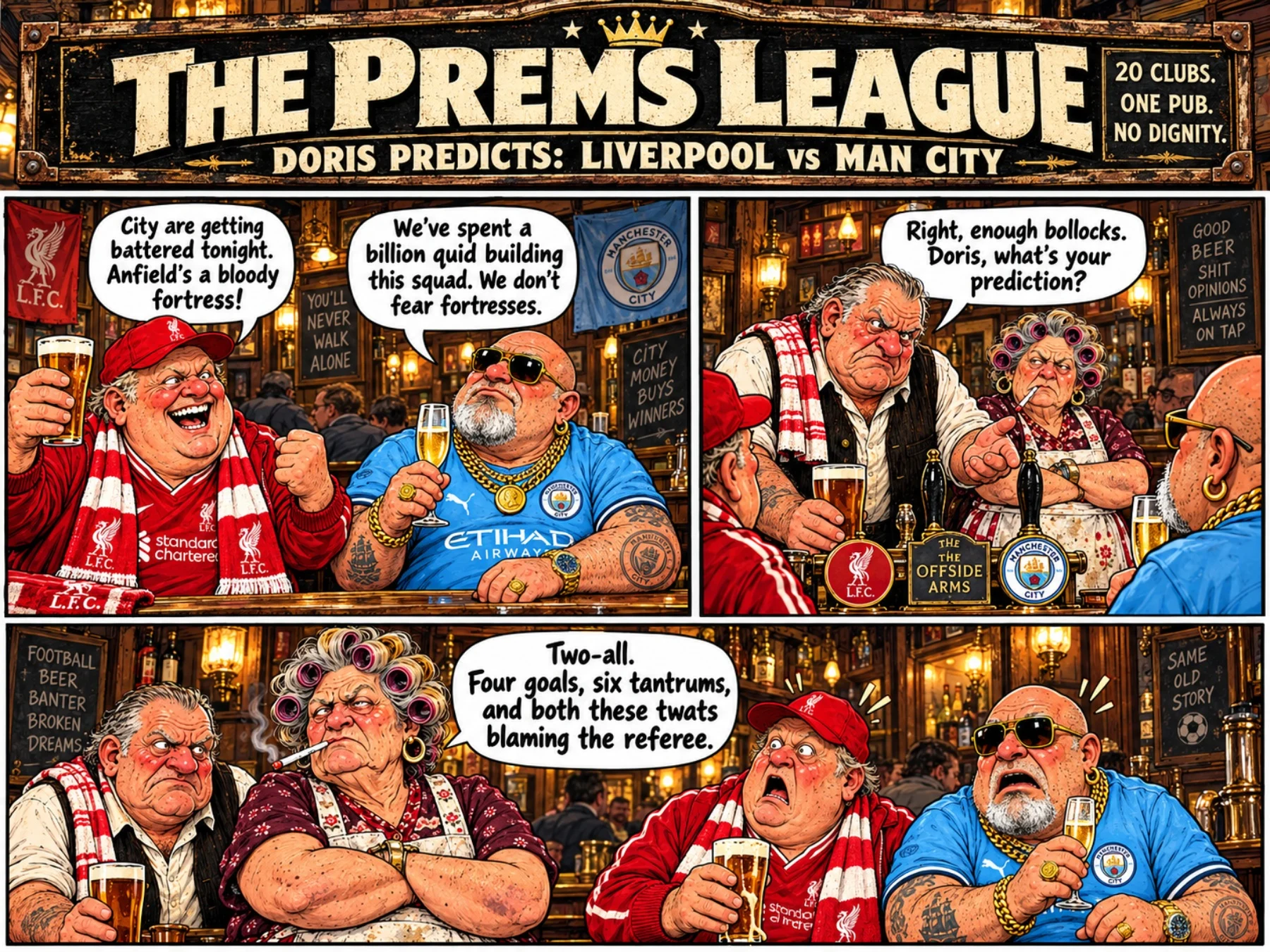 Liverpool vs Man City predictions